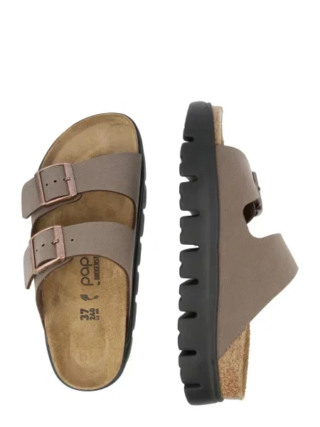 Birkenstock šľapky dámske x Papillio Arizona Chunky Birkibuc hnedá