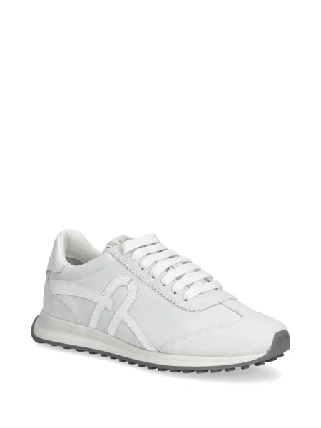 Sneakerși Furla cu autograf gri