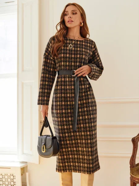 Сукні Dressa віскоза/поліестер бежевий