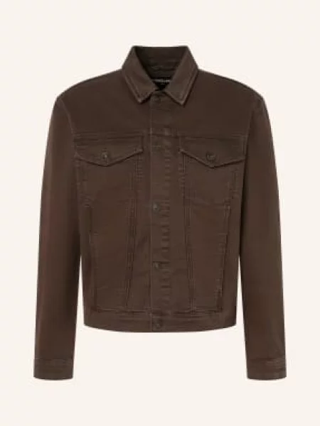 Strellson Džínová Bunda Jiho dark brown hnědá