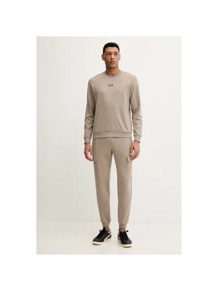Bluza Emporio Armani Ea7 brązowa