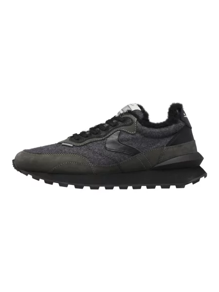 Sneakersy Voile Blanche skórzane szare