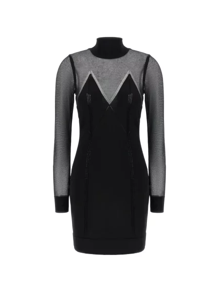 Rochie maxi Elisabetta Franchi lungă de costum negru