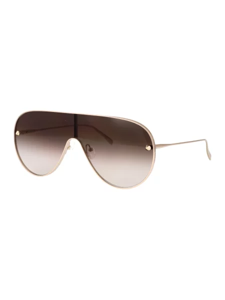 Okulary przeciwsłoneczne Alexander Mcqueen żółte