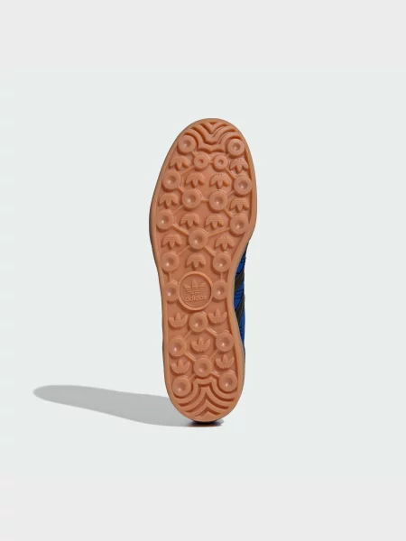Кожаные кеды Adidas синие