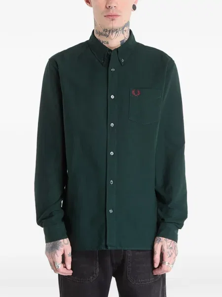 Košulja Fred Perry keper zelena