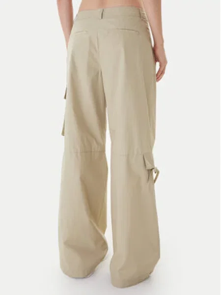 Kalhoty z materiálu Karl Lagerfeld Jeans zelené