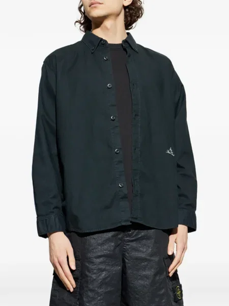 Cămașă Stone Island cu strasuri albastru