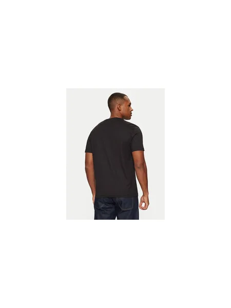 Calvin Klein Póló Smooth Cotton T-Shirt Regular Fit fekete