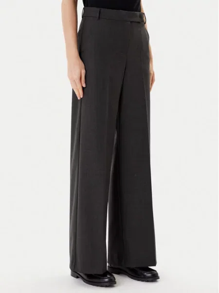 MAX&Co. Spodnie palazzo Vacanze Wide Leg czarny