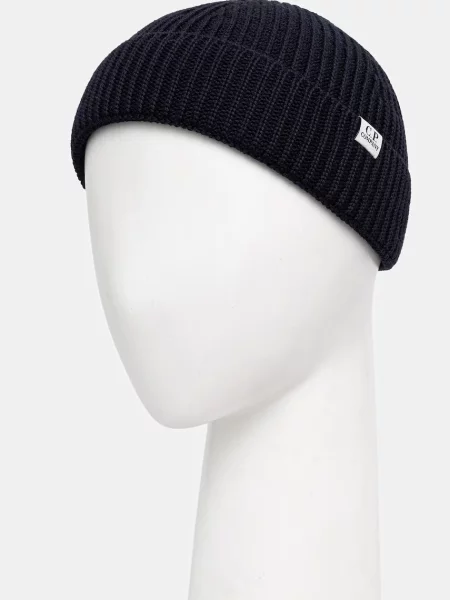 C.P. Company шапка beanie із мериносової вовни