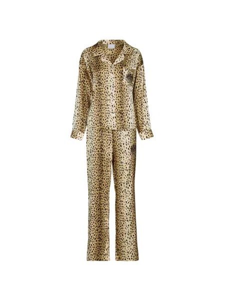 Cămașă Juicy Couture din satin maro