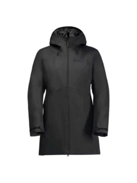Kurtka zimowa Jack Wolfskin Heidelstein Ins black czarna