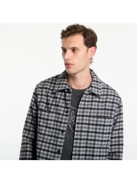 Риза Samsøe Samsøe Sacastor X O Overshirt Grey Mel. Ch. XL сиво