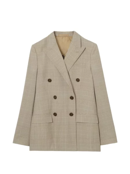 Geacă Burberry de lână în carouri