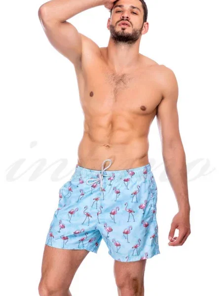 Шорты John Frank голубые