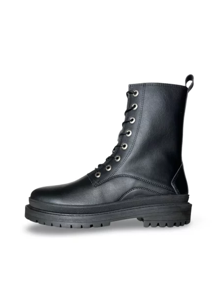 Nae Vegan Shoes Μπότες με κορδόνια μαύρο