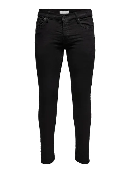 Only & Sons Kavbojke denim črn