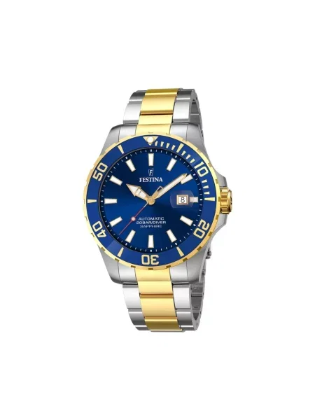 FESTINA Analogové hodinky Date watch AUTOMATICO' modrá
