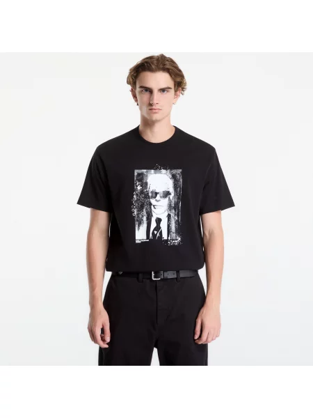 Tričko Karl Lagerfeld Jeans Reg Karl Kameo Tee Black L černé