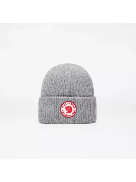 Căciulă Fjallraven de lână cu autograf gri