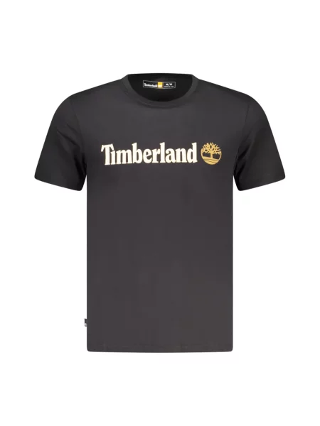 Koszulka Timberland z krótkim rękawem czarna