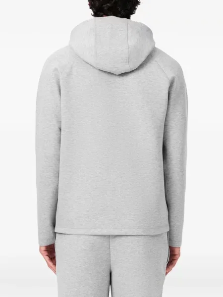 Τέντωμα hoodie Lacoste γκρι