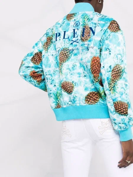 Bomber bunda Philipp Plein modrá