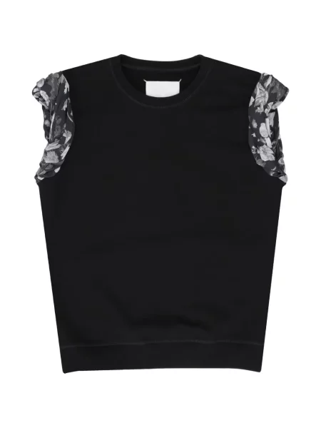 Hanorac Maison Margiela cu model floral cu imagine negru