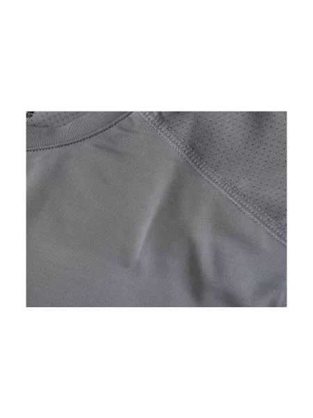 Grafički majica Reebok Sport kratki rukavi siva