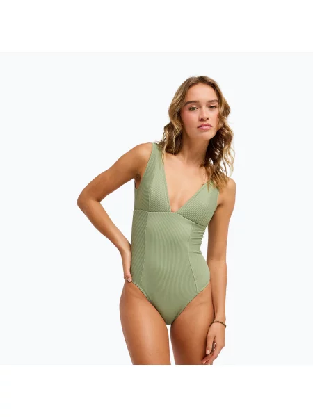 Costum de baie întreg pentru femei ROXY Elongated oil green verde