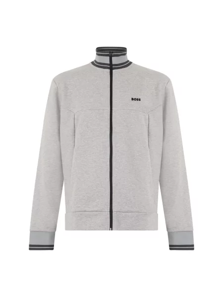 Bluza z kapturem Boss z kapturem szara