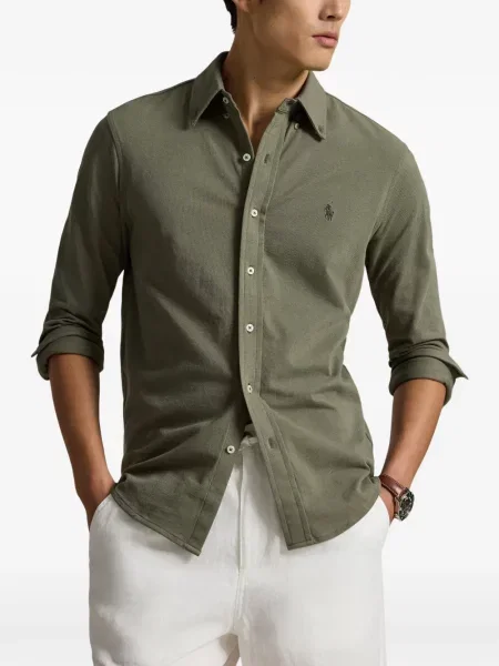 Șosete Polo Ralph Lauren cu model herringbone cu broderie plasă albastru