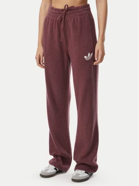 Adidas Spodnie dresowe Essentials Bordowy