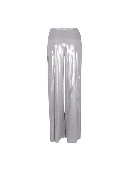 Spodnie Norma Kamali ze spandexu szare