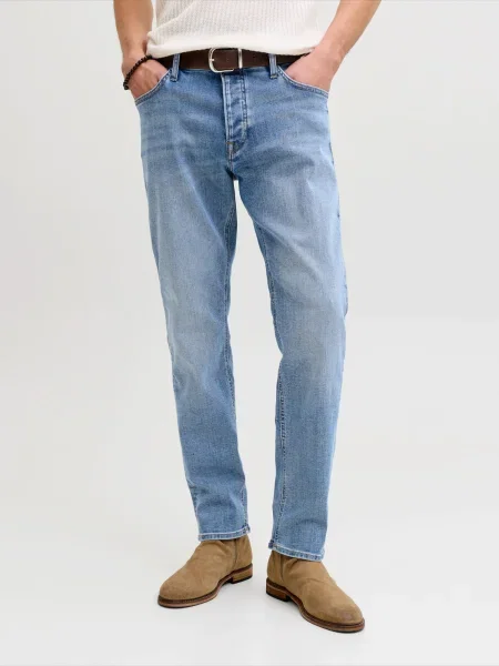 JACK & JONES Jeans JJIMike JJOriginal denim albastru