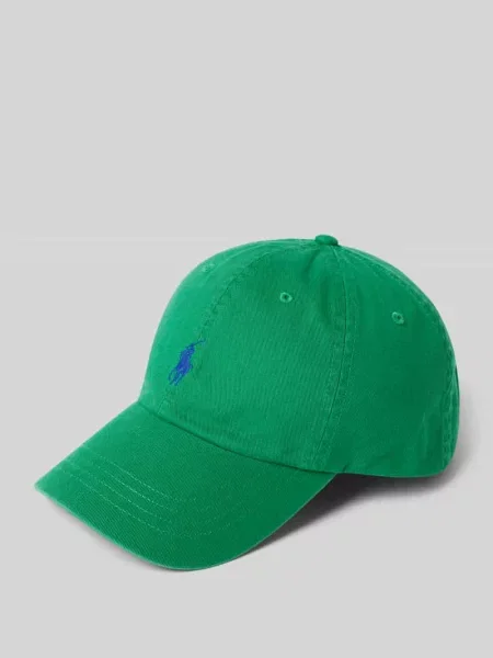 Polo Ralph Lauren czapka z daszkiem gładka zielony