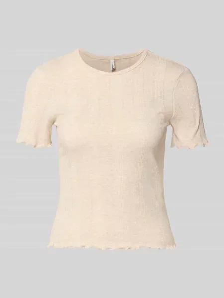 T-shirt o kroju slim fit z mieszanka bawełny model TENNA' Only