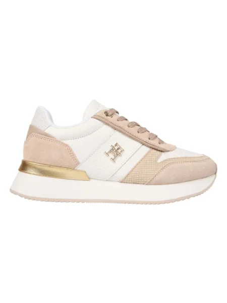 Tommy Hilfiger Sportcipők Th Fashion Runner Bézs fehér