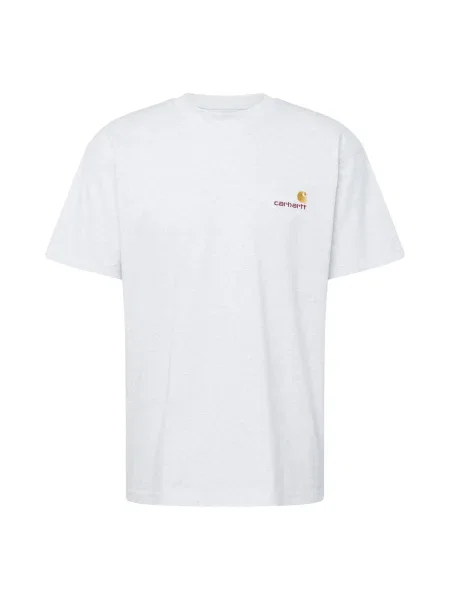 Carhartt WIP Tricou American Script auriu / deschis / roșu vin gri