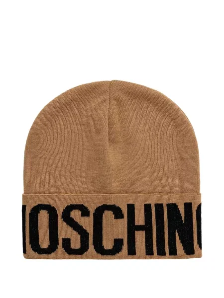 Čiapka Moschino hnedá
