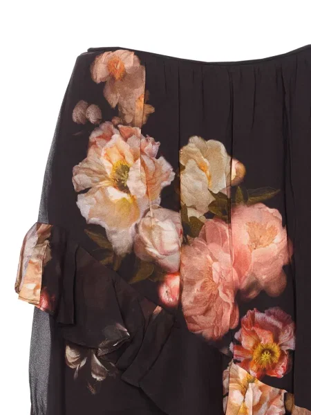 Fustă Zimmermann cu model floral cu imagine negru
