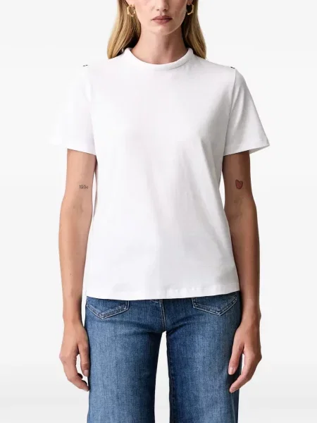 Tricou Elisabetta Franchi cu autograf alb