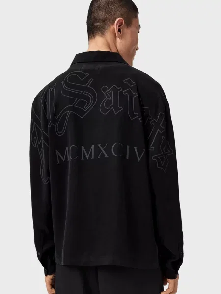 Сорочка Allsaints чорна