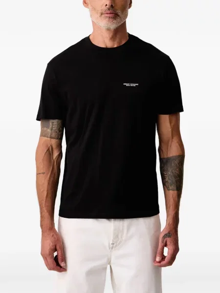 Tricou Armani Exchange cu imagine negru