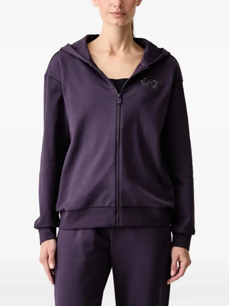 Trening Ea7 Emporio Armani cu imagine alergare violet