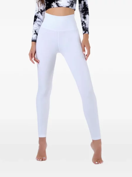 Leggings Tessitura Body Couture alb