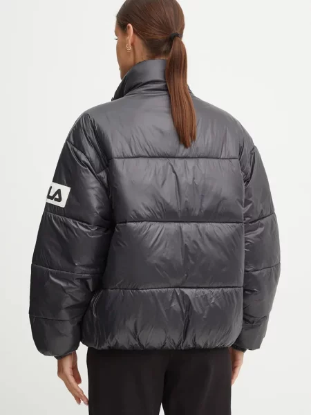 Fila rövid kabát Lepe női téli oversize fekete