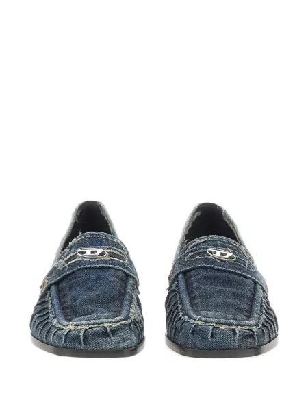 Lodičky Diesel z jantaru modré