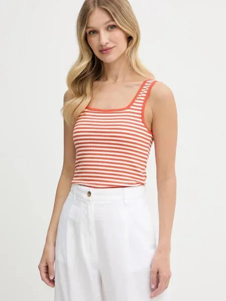 Топ Tommy Hilfiger оранжево